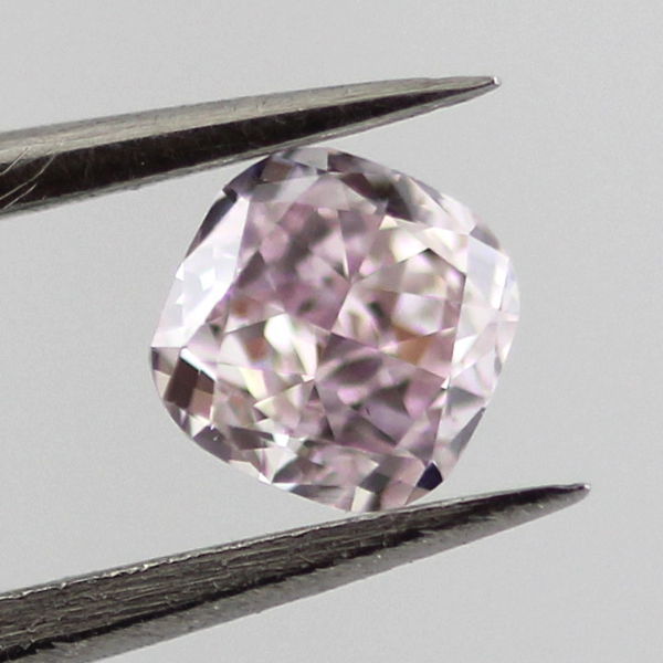 Fancy Purple Pink Diamond, Cushion, 0.28 carat, VS1 - B