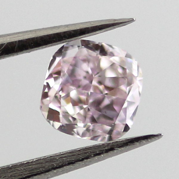 Fancy Purple Pink Diamond, Cushion, 0.28 carat, VS1