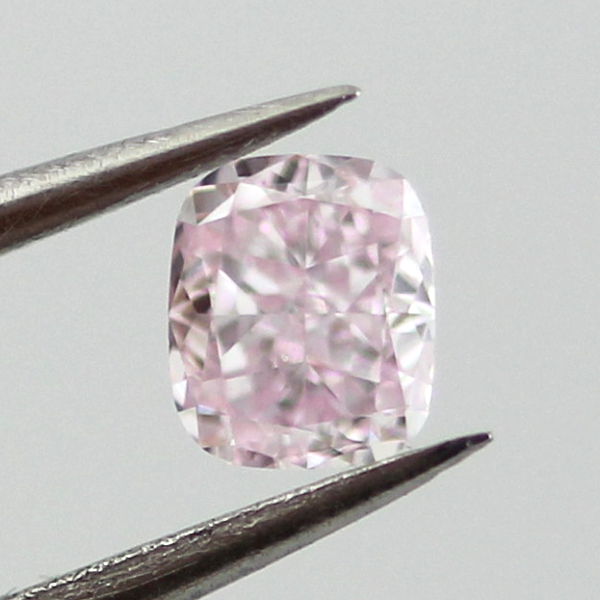 Fancy Purple Pink Diamond, Cushion, 0.20 carat, VS2- C
