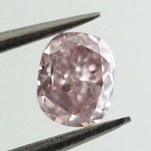 Fancy Purple Pink Diamond, Cushion, 0.23 carat