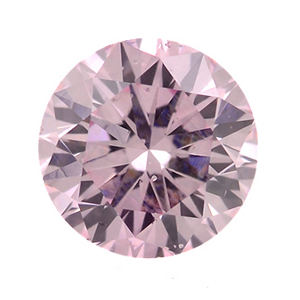 GIA Round Fancy Purplish Pink Argyle Diamond, 0.28 carat