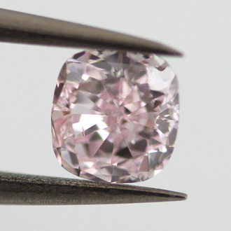Fancy Purplish Pink Diamond, Cushion, 0.54 carat, SI1 - B