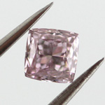 Fancy Purplish Pink Diamond, Cushion, 0.20 carat, VS2 - Thumbnail