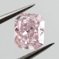 Fancy Purplish Pink Diamond, Radiant, 0.30 carat, SI1 - Thumbnail