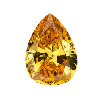 Fancy Vivid Yellow Orange, 1.01 carat, SI1