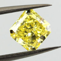 Fancy Vivid Yellow, 1.50 carat, SI2