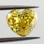 Fancy Vivid Yellow, 1.25 carat, VS2