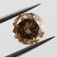 Fancy Yellow Brown, 0.85 carat, VS1