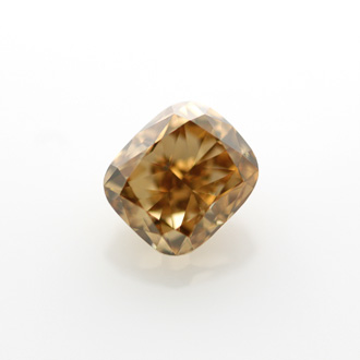 Fancy Yellow Brown Diamond, Cushion, 1.49 carat, VS2