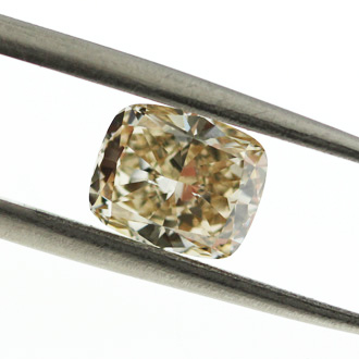 Fancy Yellow Brown Diamond, Cushion, 1.53 carat, SI1 - B