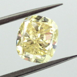 Fancy Yellow, 1.41 carat, I1