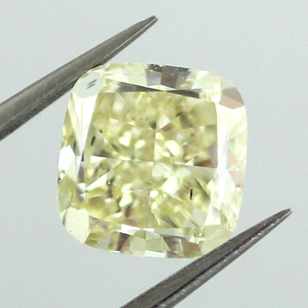 Fancy Yellow Diamond, Cushion, 2.01 carat, SI2 - B