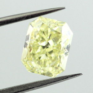 GIA Radiant Fancy Yellow Diamond, 1.24 carat