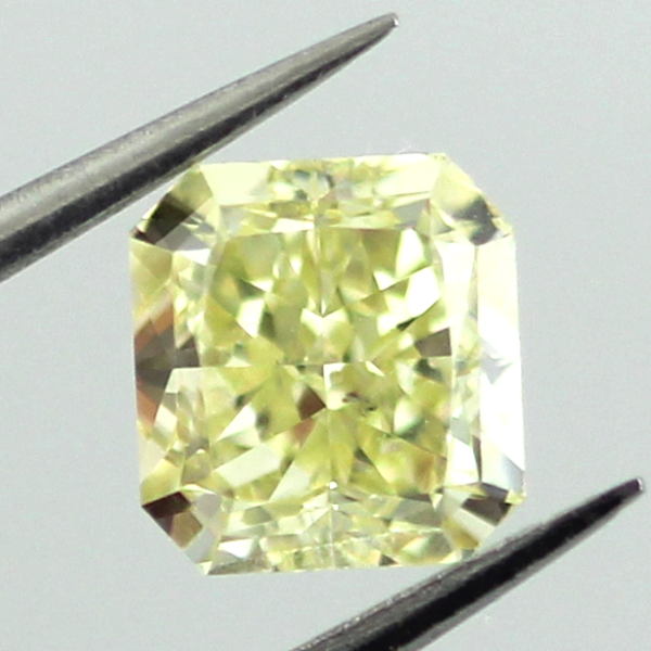 Fancy Yellow Diamond, Radiant, 1.01 carat, SI1