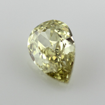 Fancy Yellow Diamond, Pear, 1.67 carat, VVS2- C