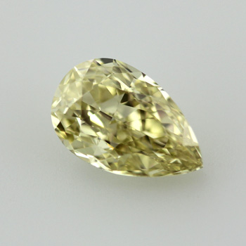 Fancy Yellow Diamond, Pear, 1.67 carat, VVS2