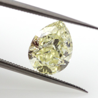 Fancy Yellow Diamond, Pear, 2.41 carat, VS2