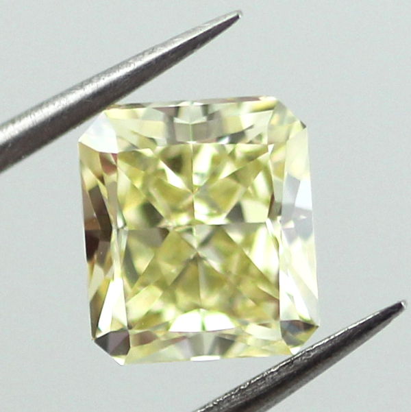Fancy Yellow Diamond, Radiant, 1.24 carat, VVS2- C