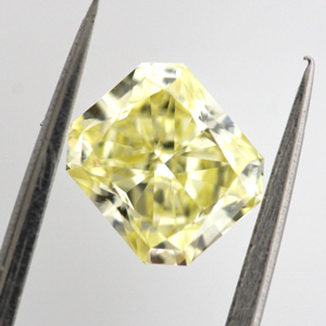 Fancy Yellow Diamond, Radiant, 1.00 carat, VS1