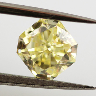 Fancy Yellow, 0.92 carat, VS1