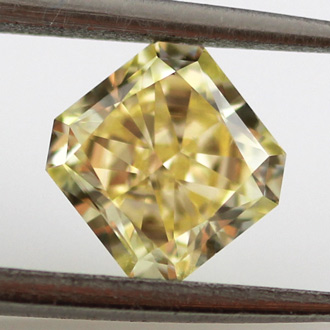 Fancy Yellow, 0.92 carat, VS2