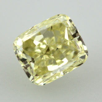 Fancy Yellow Diamond, Cushion, 1.53 carat, VS1- C