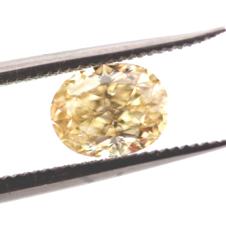 Fancy Yellow, 0.73 carat, VVS2