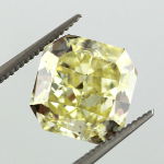 Fancy Yellow Diamond, Radiant, 4.83 carat, VS1 - Thumbnail