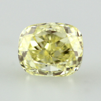 Fancy Yellow Diamond, Cushion, 1.73 carat, VS2