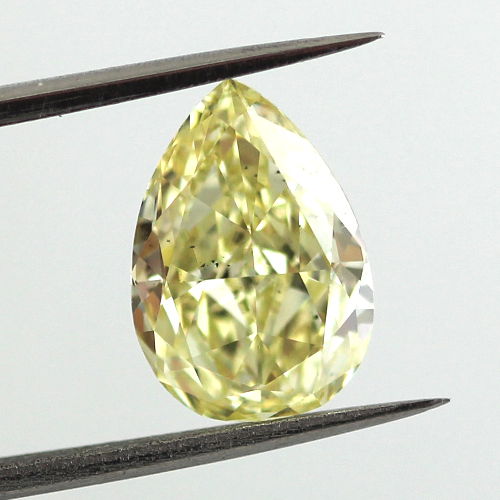 Fancy Yellow Diamond, Pear, 2.24 carat, SI1 - B