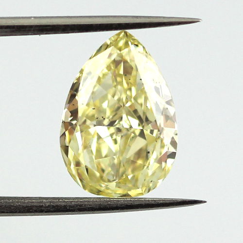 Fancy Yellow Diamond, Pear, 2.24 carat, SI1