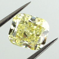 Fancy Yellow Diamond, Cushion, 1.59 carat, VVS2 - Thumbnail