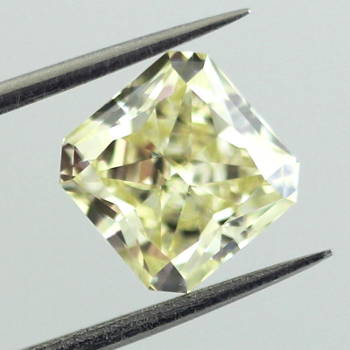 GIA Radiant Fancy Yellow Diamond, 2.14 carat