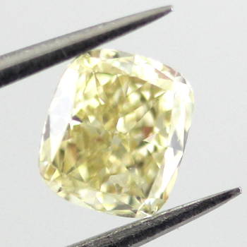 Fancy Yellow, 0.64 carat, VVS2