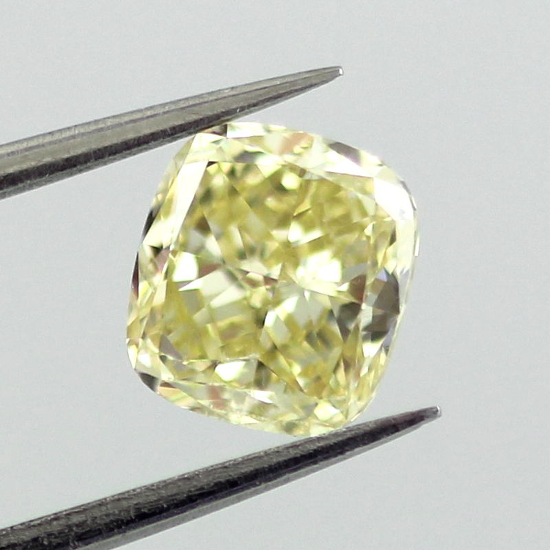 Fancy Yellow Diamond, Cushion, 1.23 carat, SI1