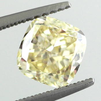 GIA Cushion Fancy Yellow Diamond, 1.81 carat