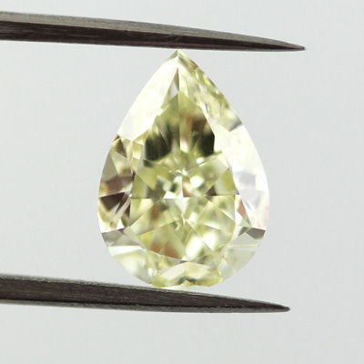 Fancy Yellow Diamond, Pear, 1.55 carat, VS2