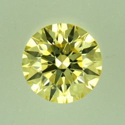 Fancy Yellow, 0.55 carat, SI2