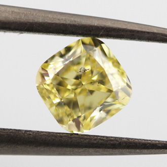 Fancy Yellow, 0.75 carat, I1