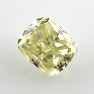 Fancy Yellow Diamond, Cushion, 1.58 carat, VS2