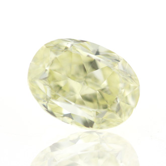Fancy Yellow Diamond, Oval, 1.63 carat, VVS2- C
