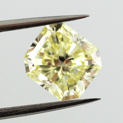 Fancy Yellow Diamond, Radiant, 1.54 carat, VVS1