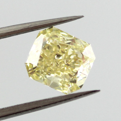 Fancy Yellow Diamond, Radiant, 1.02 carat, SI2