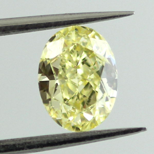 Fancy Yellow Diamond, Oval, 1.04 carat, VS2- C