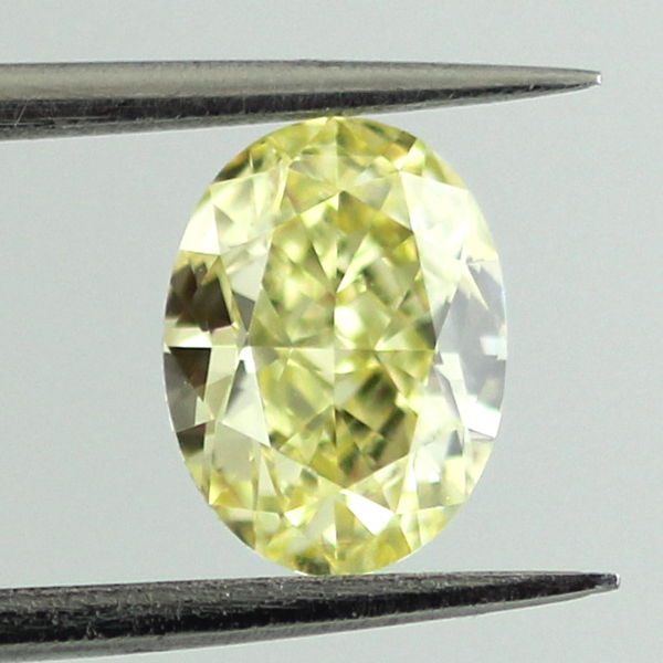 Fancy Yellow Diamond, Oval, 1.04 carat, VS2