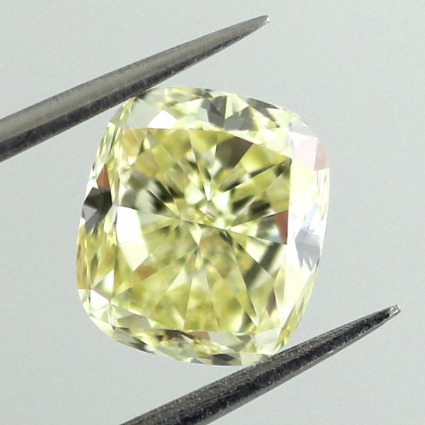 Fancy Yellow Diamond, Cushion, 2.00 carat, VVS1