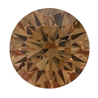 Fancy Yellowish Brown Diamond, Round, 2.65 carat