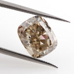 Fancy Yellowish Brown Diamond, Cushion, 2.53 carat - Thumbnail