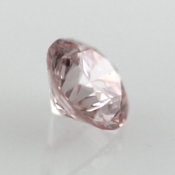 Light Pink Diamond, Round, 0.14 carat