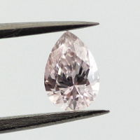 Light Pink Diamond, Pear, 0.22 carat, SI2 - Thumbnail